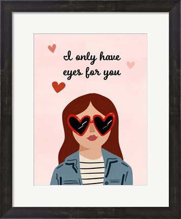 Framed Darling Valentine IV Print
