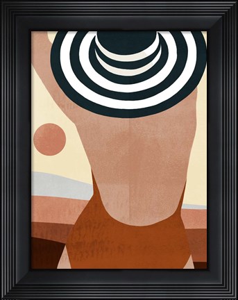 Framed Sunseeker Bathers II Print