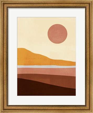 Framed Sunseeker Landscape I Print