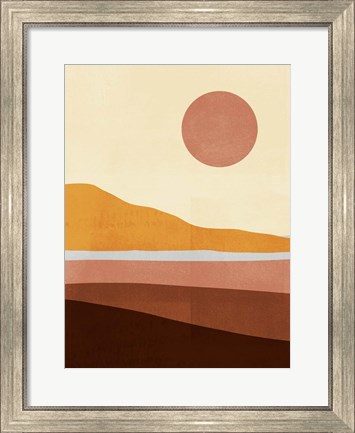 Framed Sunseeker Landscape I Print