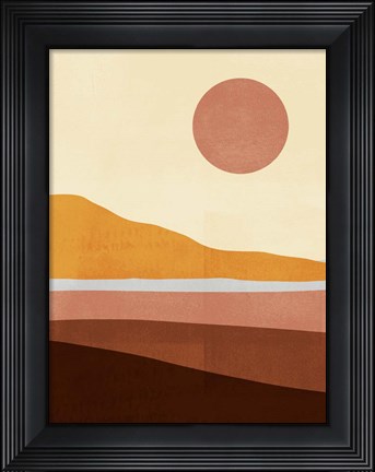 Framed Sunseeker Landscape I Print