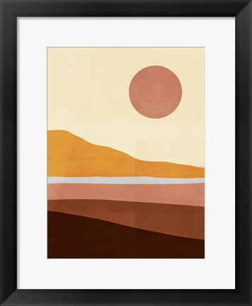 Framed Sunseeker Landscape I Print