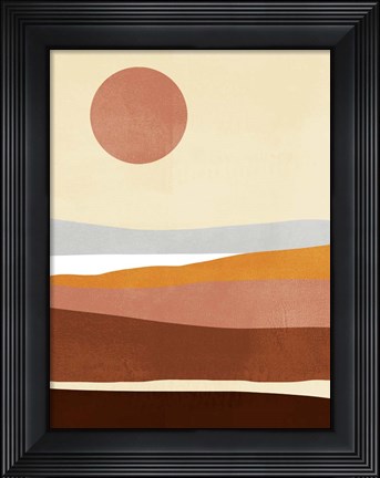 Framed Sunseeker Landscape II Print