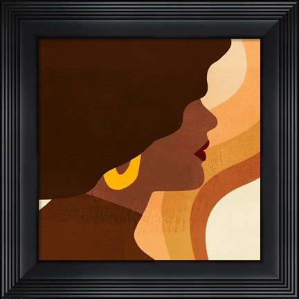 Framed Sunseeker Portrait II Print