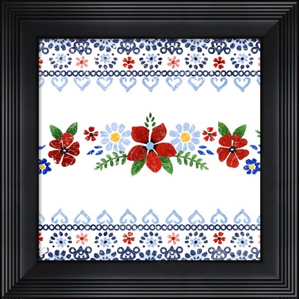 Framed Azure Blume II Print