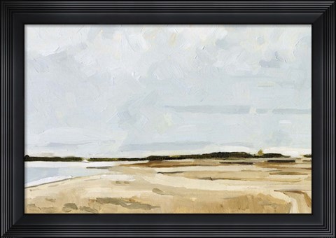 Framed Quiet Coast I Print