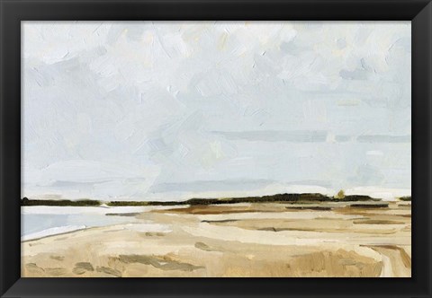 Framed Quiet Coast I Print