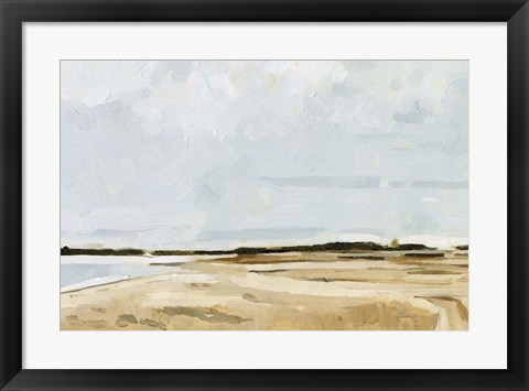 Framed Quiet Coast I Print