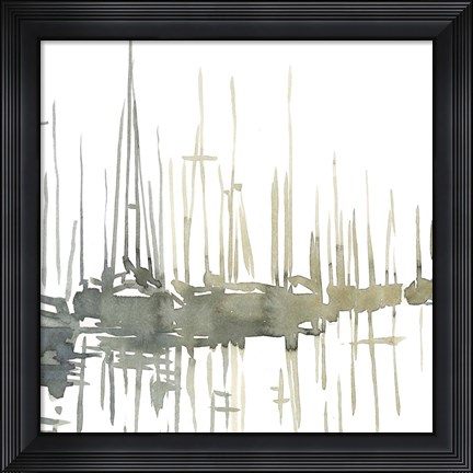 Framed Early Morning Wharf II Print