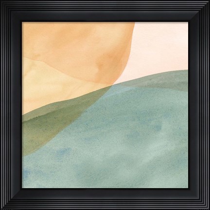Framed Pastel Color Study III Print