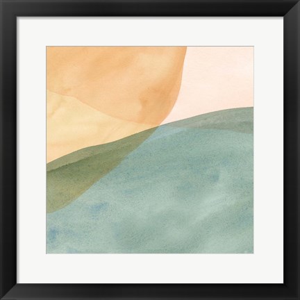 Framed Pastel Color Study III Print
