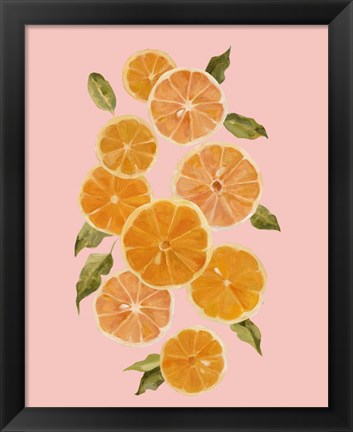 Framed Spring Citrus I Print