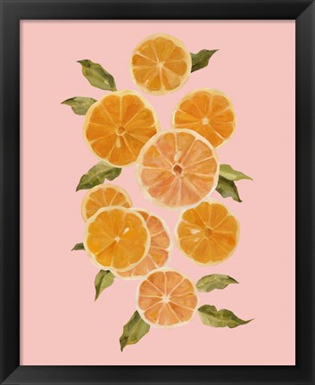 Framed Spring Citrus II Print