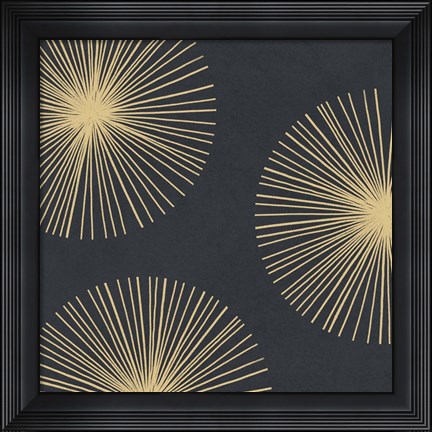 Framed Bursts I Print