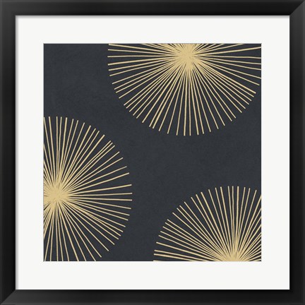 Framed Bursts II Print