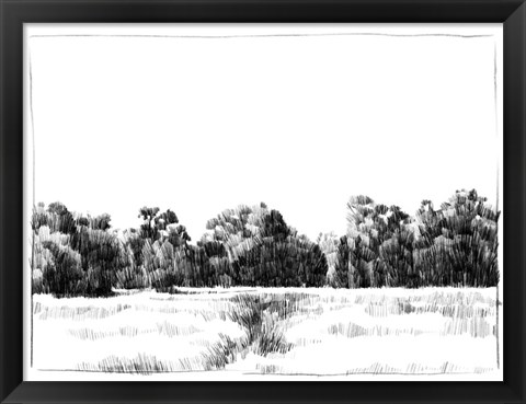 Framed Northern Neck Landscape I Print