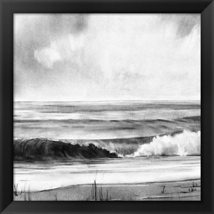 Framed High Tide Sketch I Print