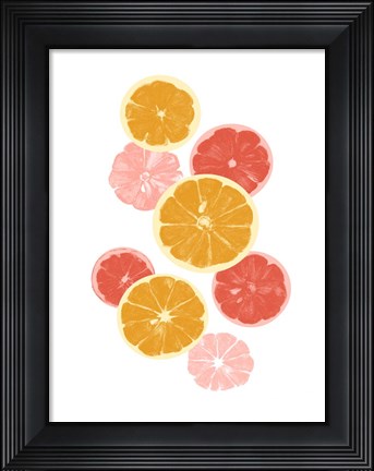 Framed Festive Fruit I Print