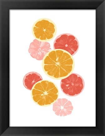 Framed Festive Fruit I Print