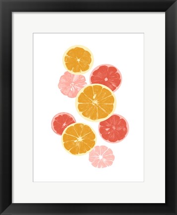 Framed Festive Fruit I Print