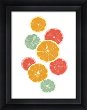 Framed Festive Fruit III Print