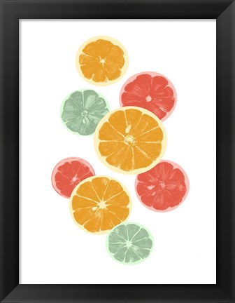 Framed Festive Fruit III Print