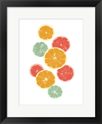 Framed Festive Fruit III Print