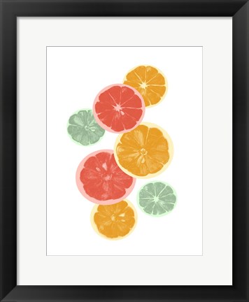 Framed Festive Fruit IV Print