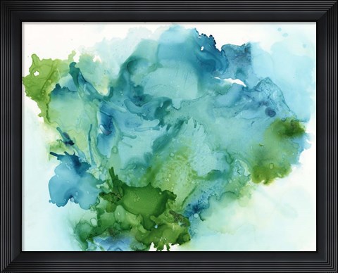 Framed Leafy I Print
