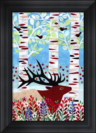 Framed Forest Creatures I Print