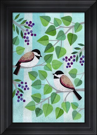 Framed Forest Creatures III Print