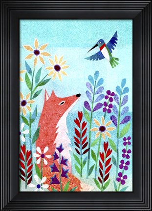 Framed Forest Creatures IV Print