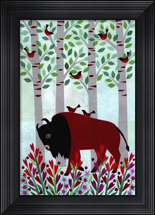 Framed Forest Creatures VI Print