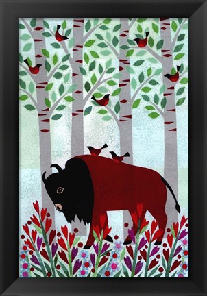 Framed Forest Creatures VI Print