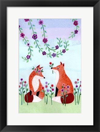 Framed Forest Creatures VII Print