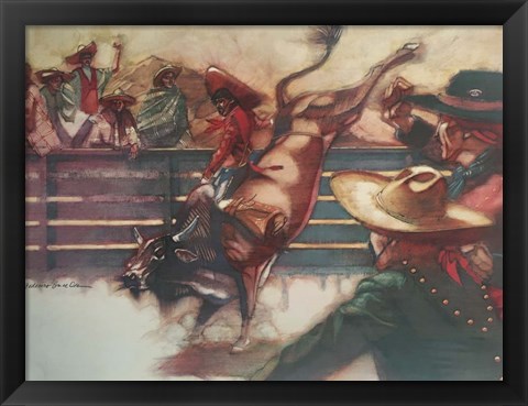 Framed Rodeo Print