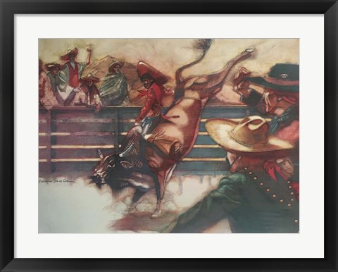 Framed Rodeo Print