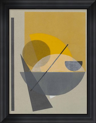 Framed Homage to Bauhaus II Print