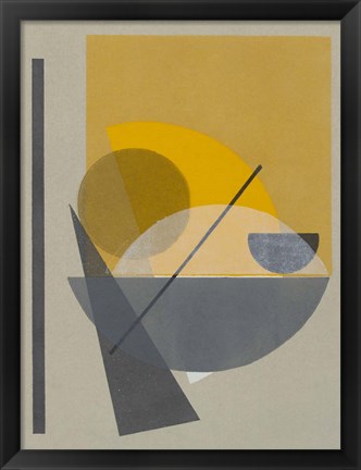 Framed Homage to Bauhaus II Print