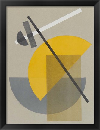 Framed Homage to Bauhaus IV Print