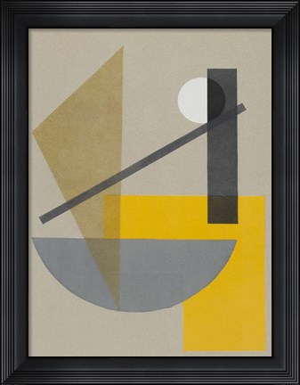 Framed Homage to Bauhaus VII Print