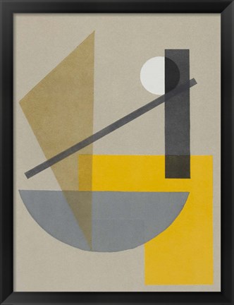 Framed Homage to Bauhaus VII Print