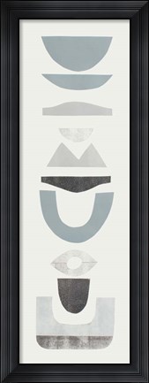 Framed Neutral Totems II Print