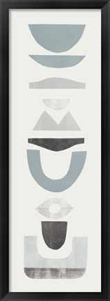 Framed Neutral Totems II Print