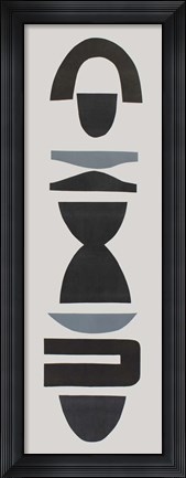 Framed Neutral Totems IV Print