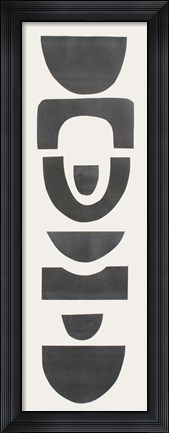 Framed Neutral Totems X Print
