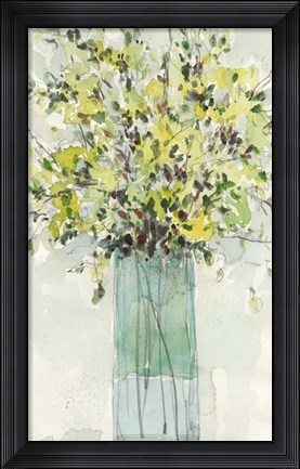Framed Tall Vase I Print