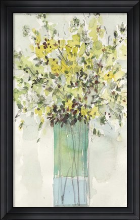 Framed Tall Vase II Print