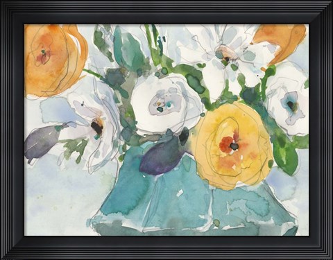 Framed Bouquet II Print