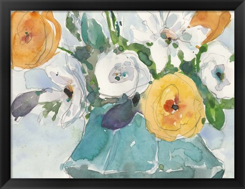 Framed Bouquet II Print